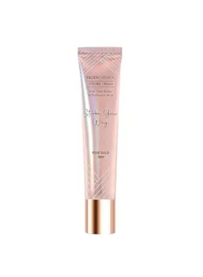 فاسيسكانادا ثنائي تفتيح البشرة من فيس كندا 2 - كريم ستروب - ذهبي وردي، 18 مل + كريم ستروب سي سي تينت صغير - غروب الشمس 02، 18 مل | بشرة ندية متألقة | إشراقة فورية | ترطيب مكثف | للبشرة الفاتحة إلى المتوسطة - Image 3